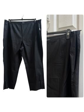 Nic+Zoe New Black Lightweight Elastic Waistband Pant Plus Size 24W